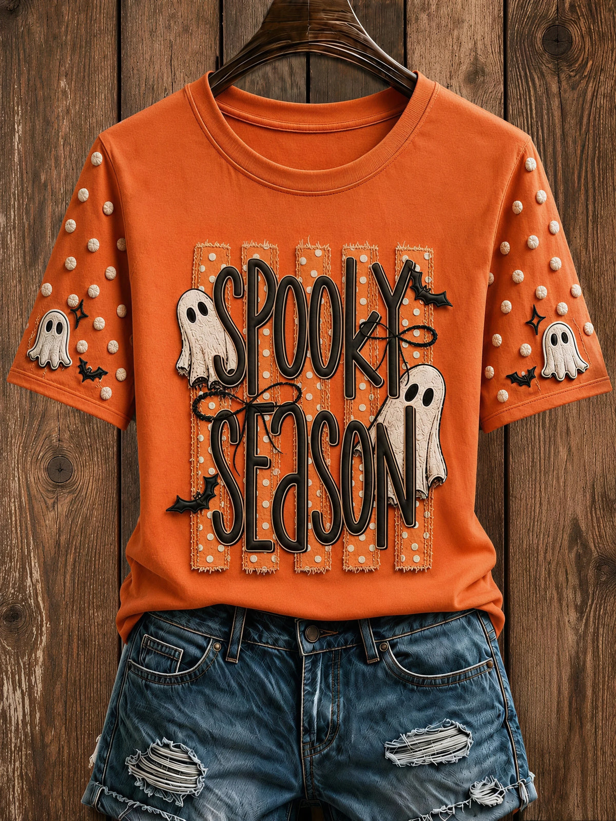 Women's Fall Funny Casual Graphic Print T-Shirt