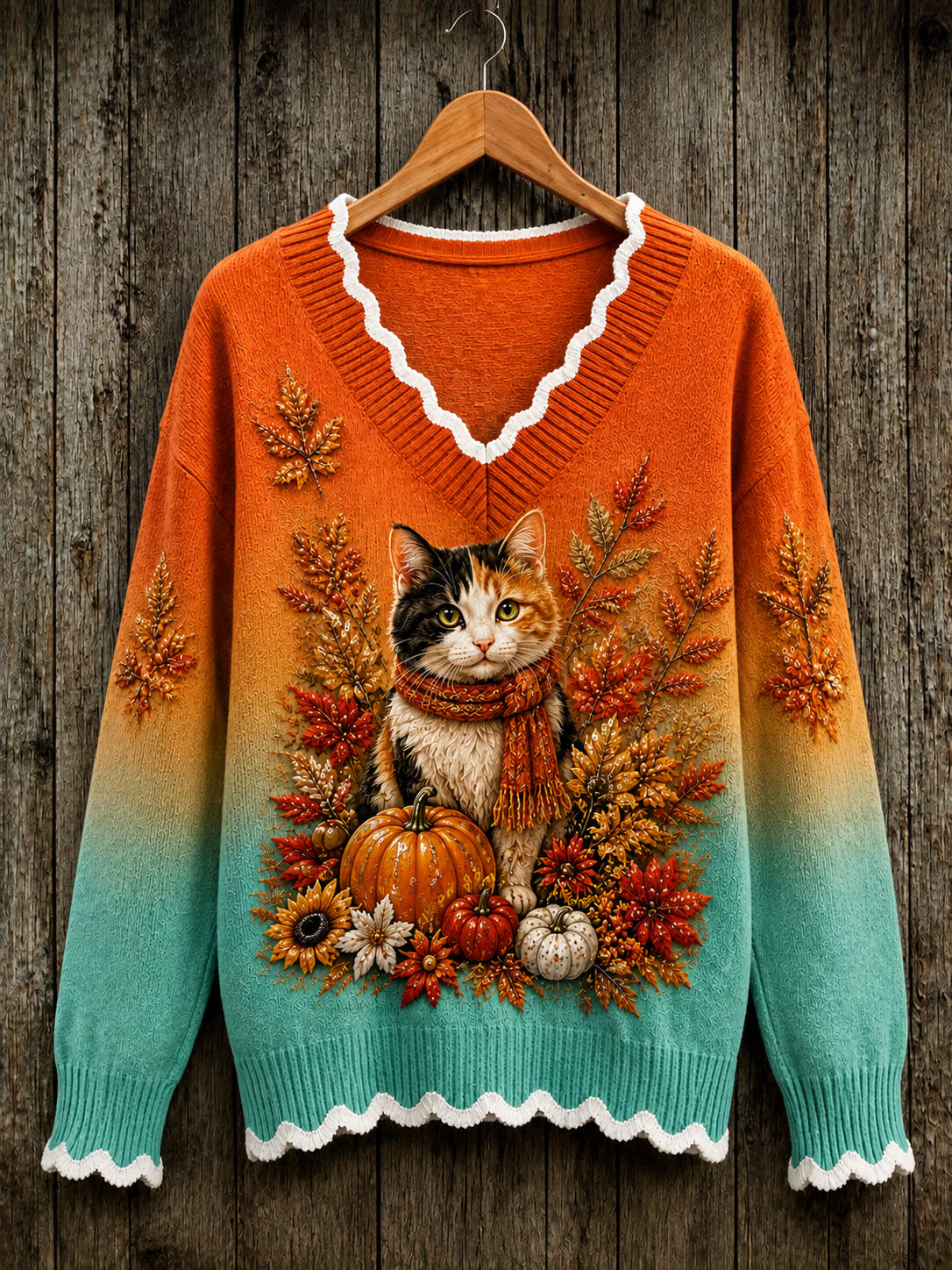 Women's Autumn Animal Print Base Layer Top