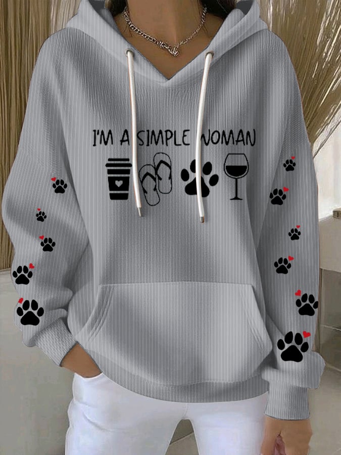 Women's Cat Print Casual Sweatshirt