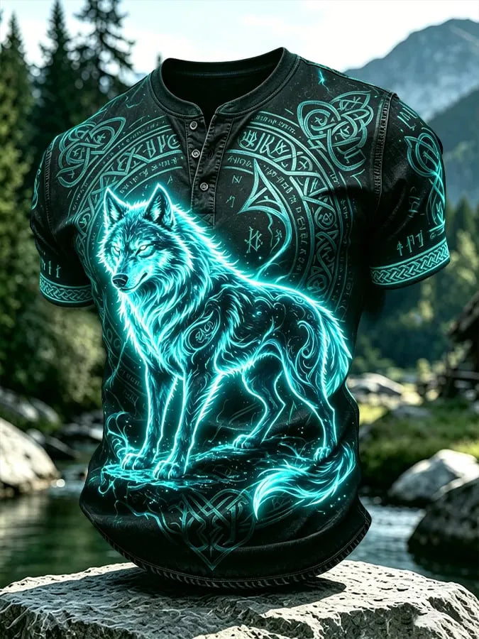 Men's Viking Printing T-Shirts