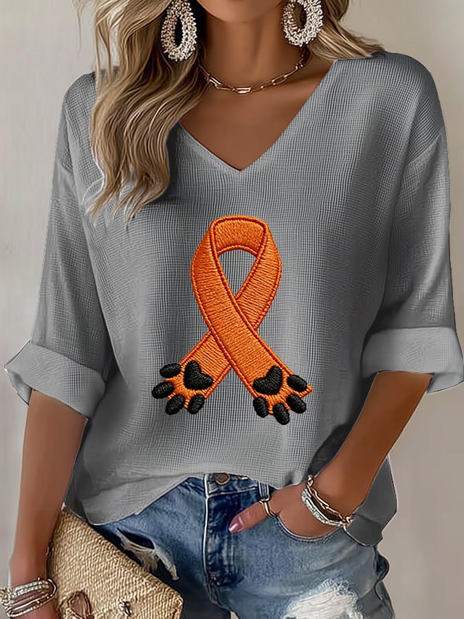 Women's Prevent Animal Cruelty Print Top