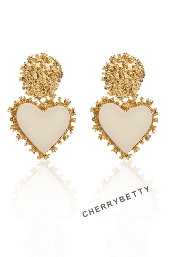 Valentine's Day Vintage Heart Earrings