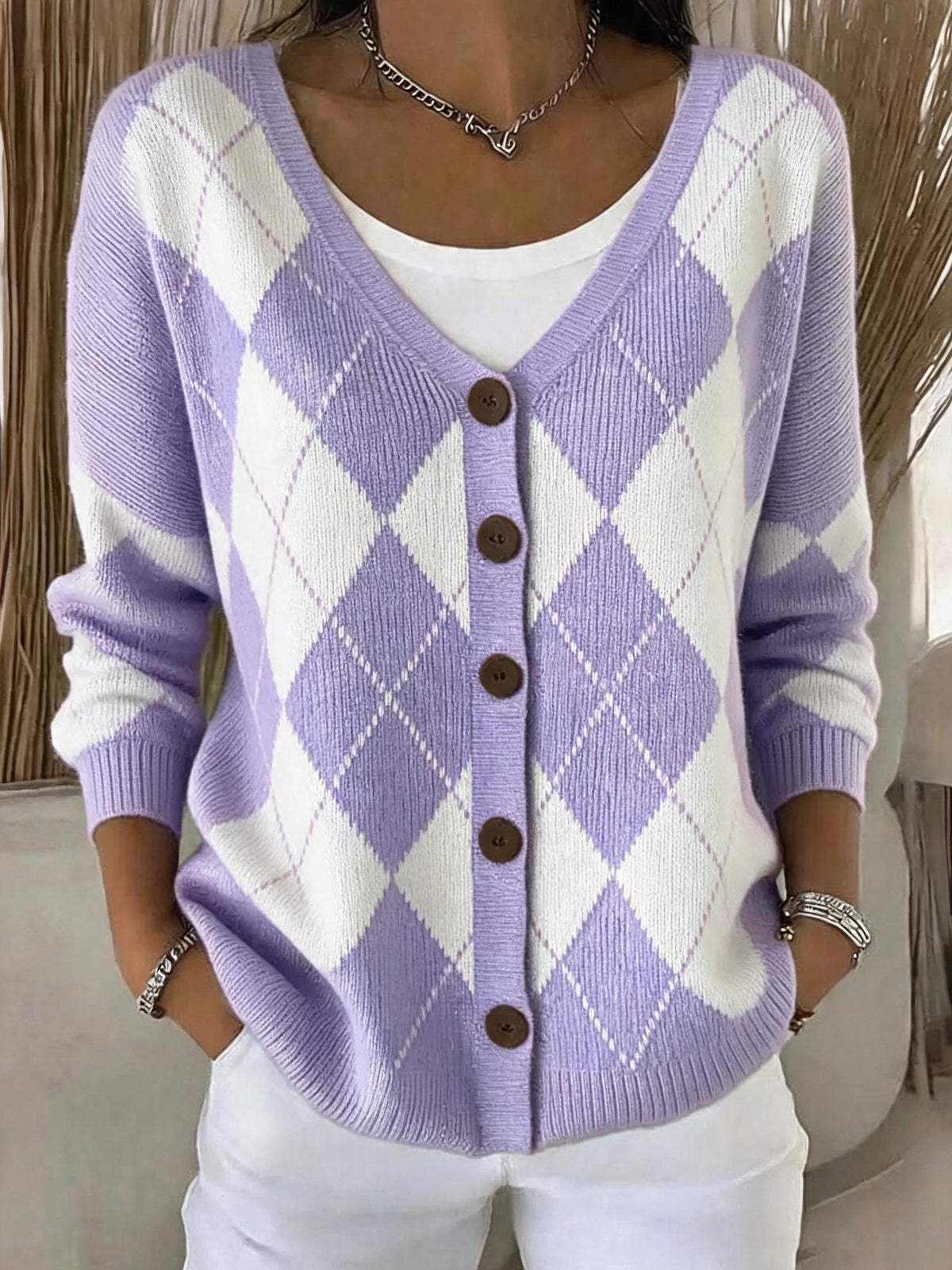 Women's Casual  Print Cardigan