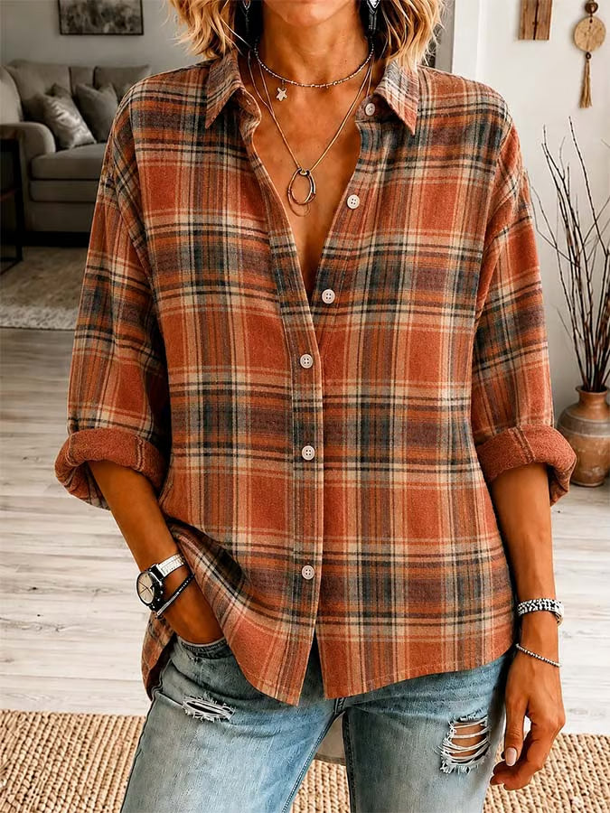 Women'S Casual Printed Shirt