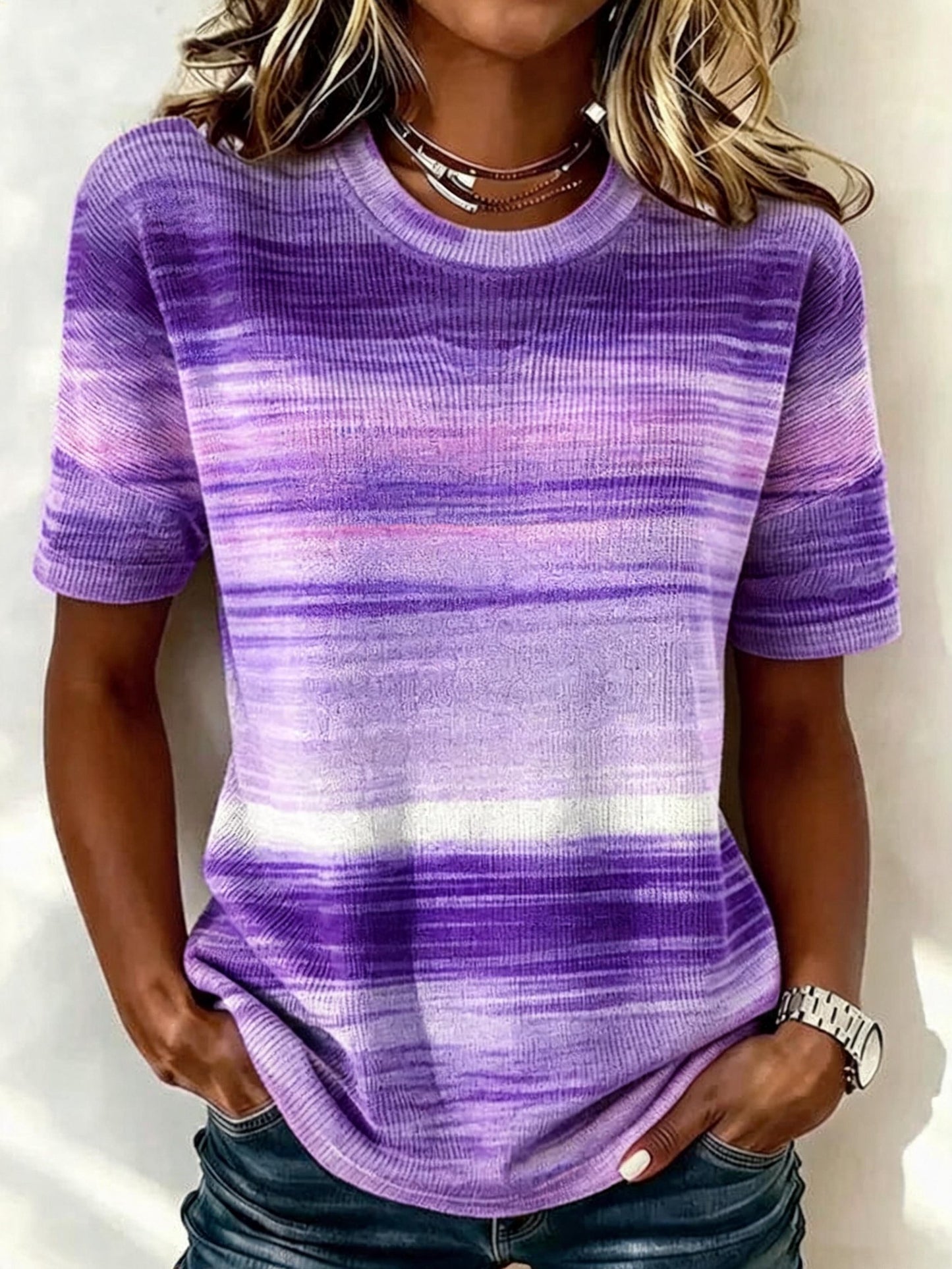 Women's Casual  Print Top