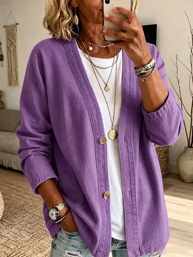 Women's casual fashion cardigan