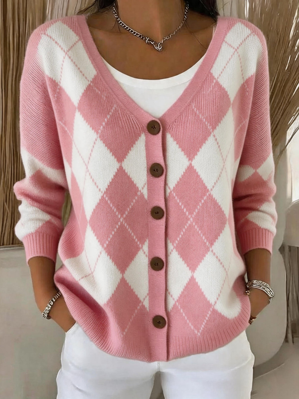 Women's Casual  Print Cardigan