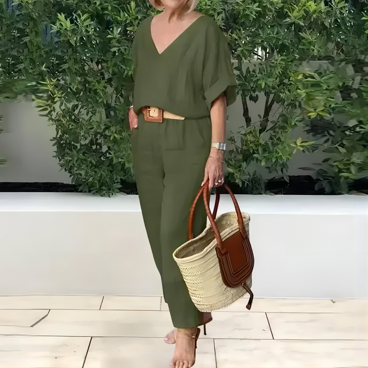 Women's Casual Loose Top And Pants Set