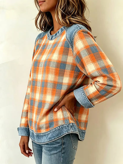 Women's Casual  Print Pullover Sweatshirt