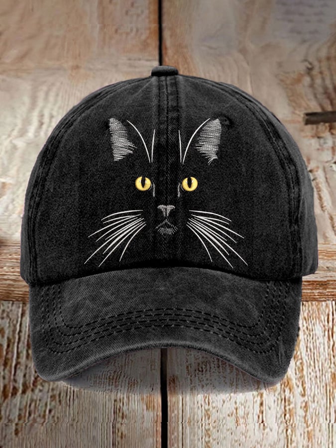 Unisex Animal Cat Print Baseball Cap
