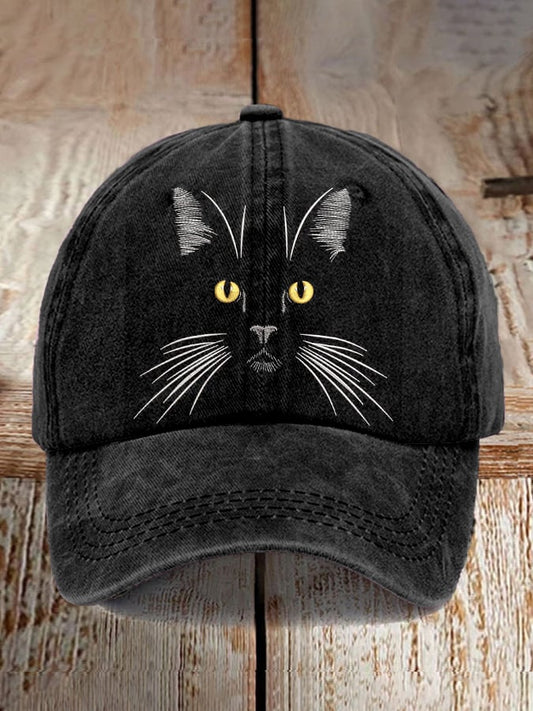 Unisex Animal Cat Print Baseball Cap