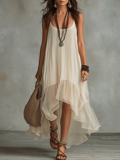 Summer Soft  Effortlessly Boho Maxi Dress