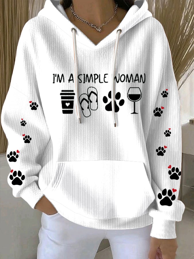 Women's Cat Print Casual Sweatshirt