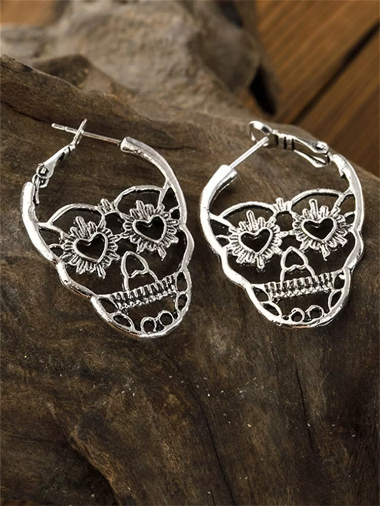 Day Of The Dead Sugar Skull Earrings