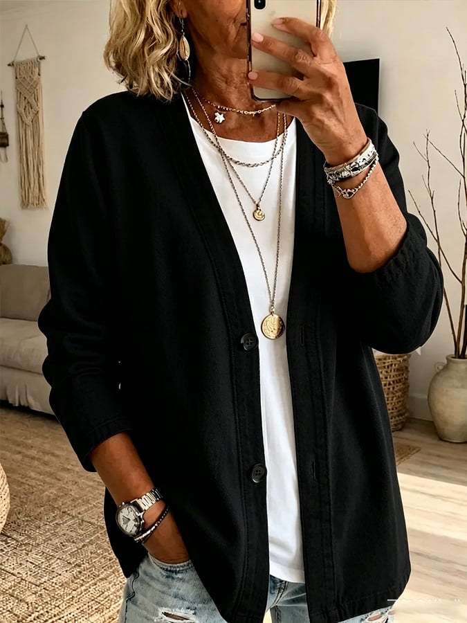 Women's casual fashion cardigan