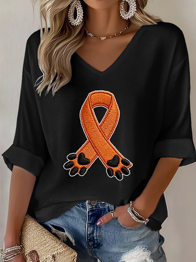 Women's Prevent Animal Cruelty Print Top