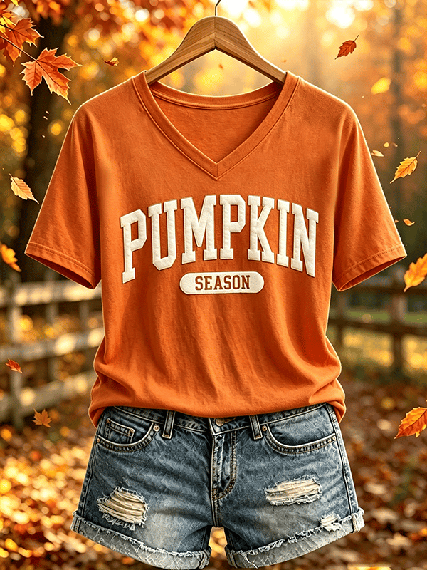 "Pumpkin Season" Comfortable T-Shirt