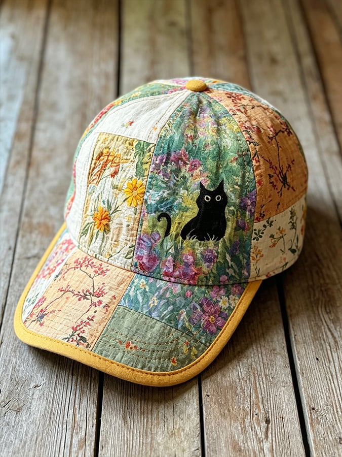 (Unisex Hat) Cute Cat Print Hat