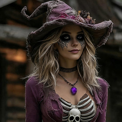 Halloween Party Felt Witch Hat