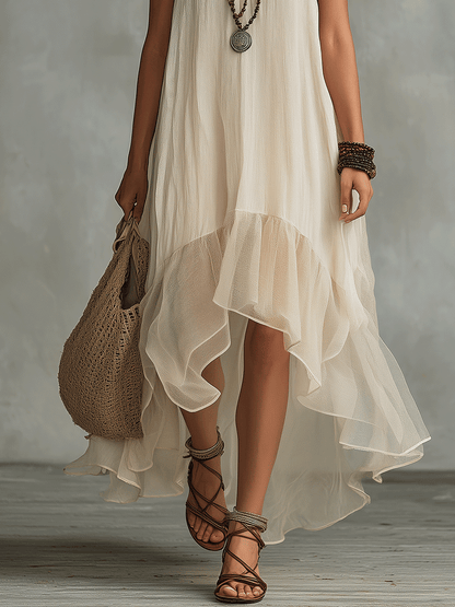 Summer Soft  Effortlessly Boho Maxi Dress
