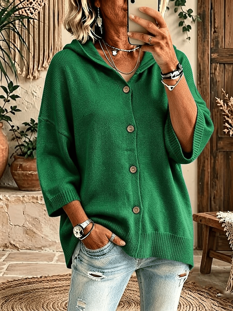 Women's Fall Print Cardigan