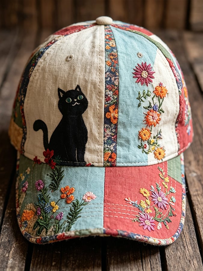 (Unisex Hat) Cute Cat Print Hat