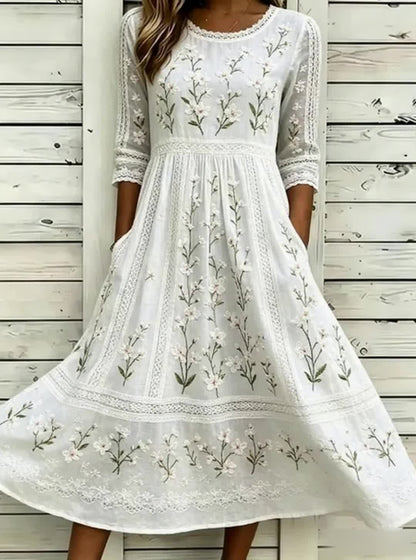 Women's floral printed casual dress