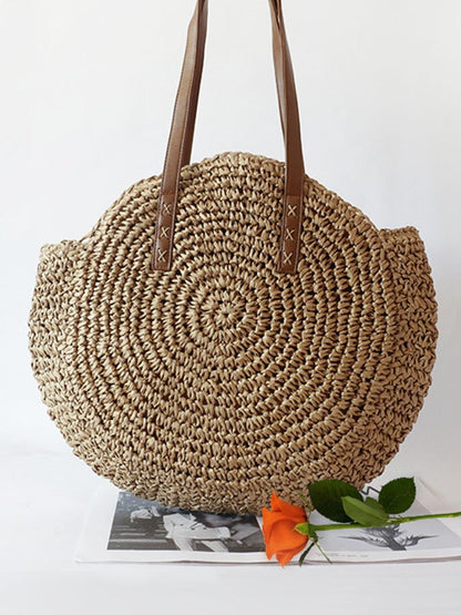 Boho Woven Tote Bag