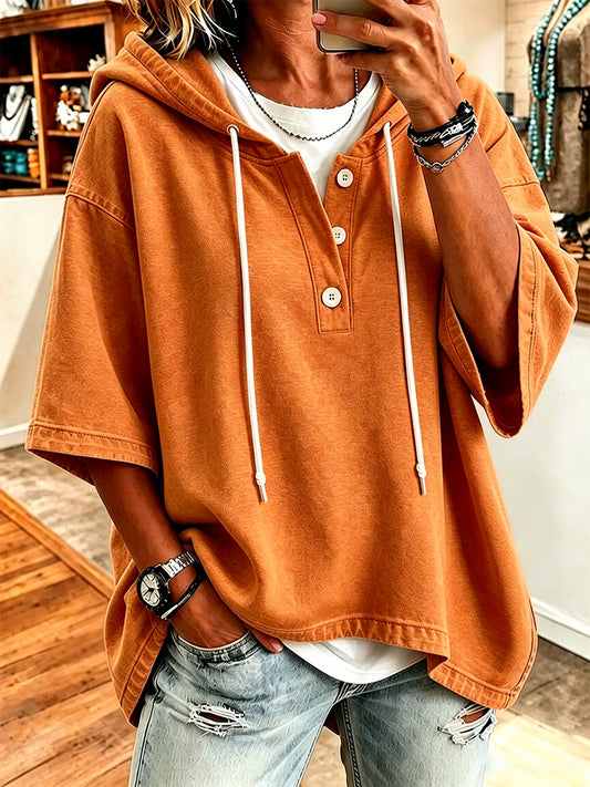 Women's Casual Hooded Top