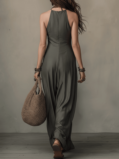Fluid Relaxed Boho Maxi Dress
