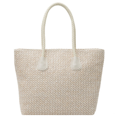 Large Capacity Woven Hand-Carrying Big Shoulder Bag