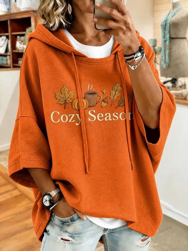 Women'S Casual Pumpkin Print Autumn Top