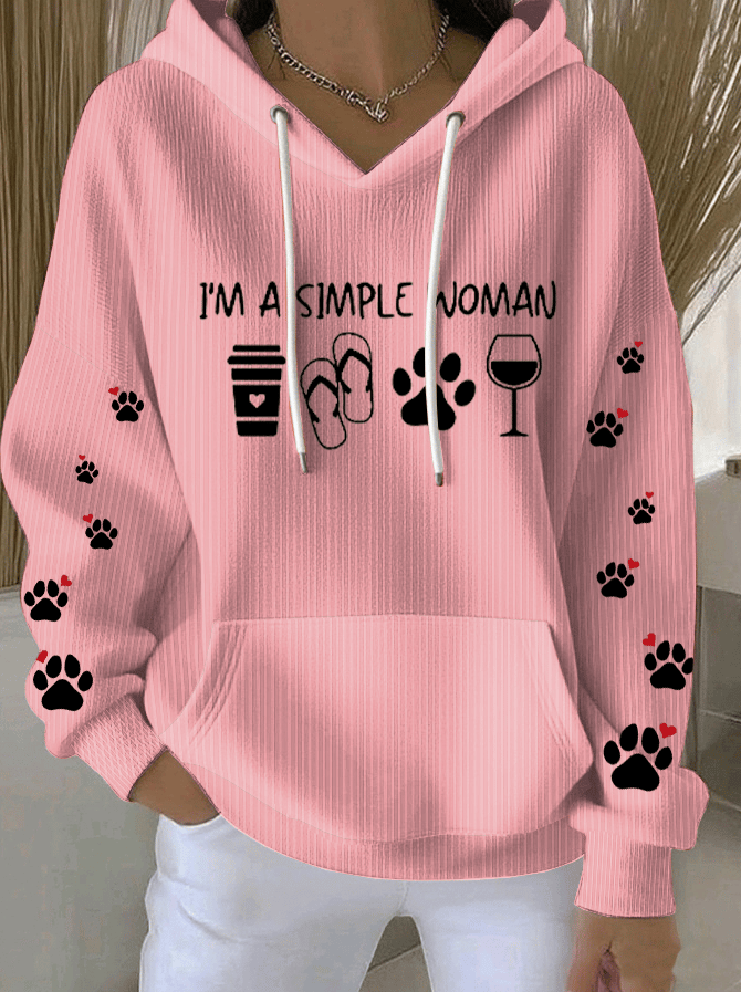 Women's Cat Print Casual Sweatshirt