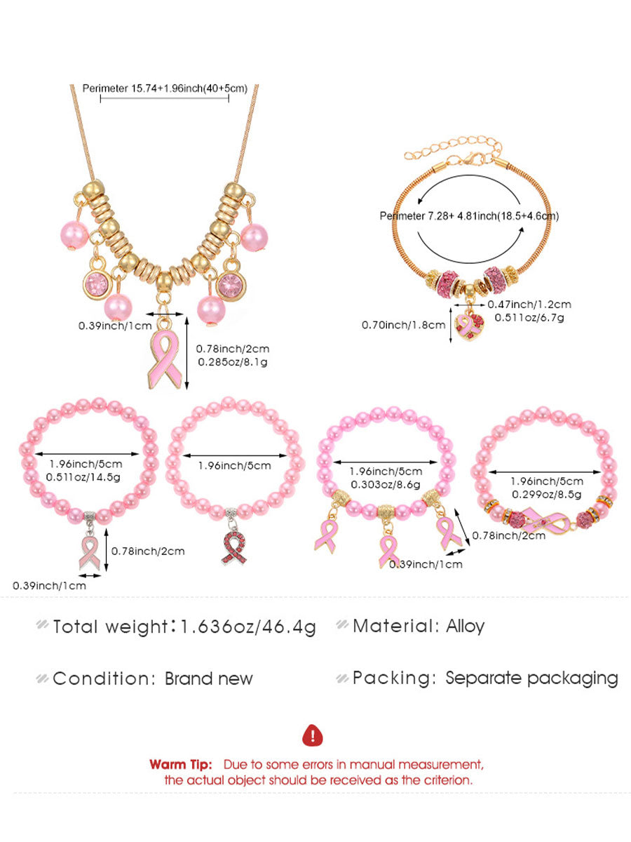 Women's Breast Cancer Awareness Pink Ribbon Accessories
