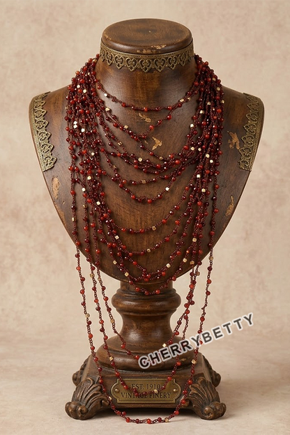 Boho Beaded Layered Necklace
