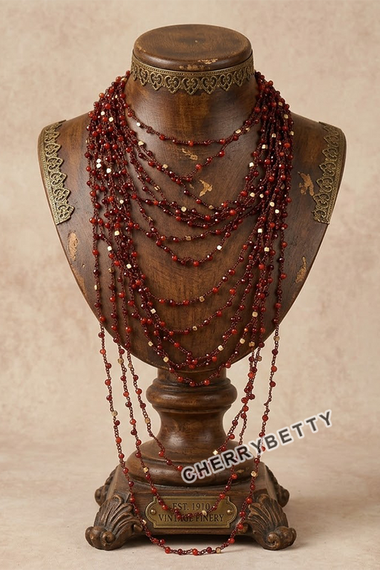 Boho Beaded Layered Necklace
