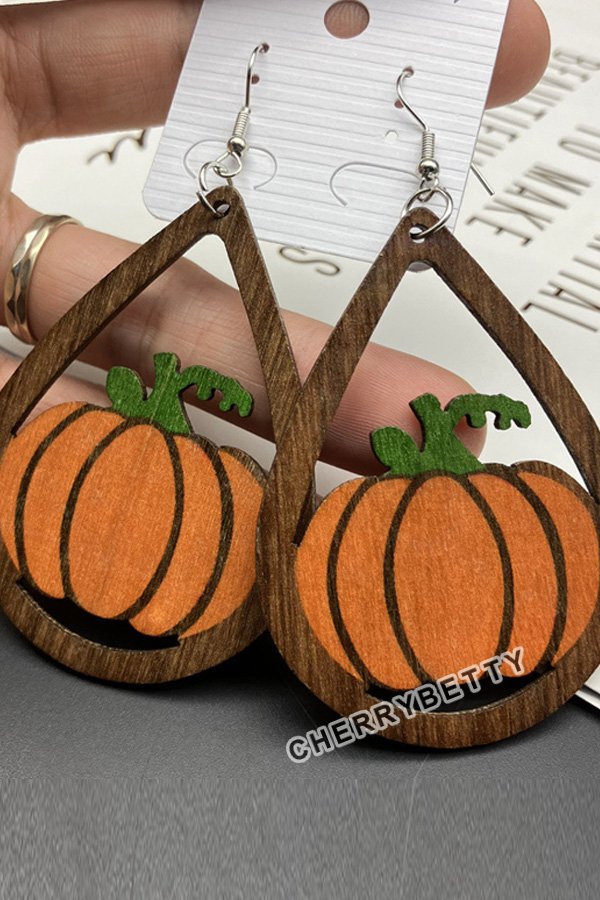 Vintage Halloween Ghost Hollow Out Earrings